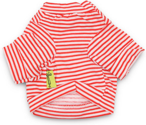 DroolingDog 3 Pack Striped Dog Shirts for Small Dogs, Boys & Girls Clothes, Pack of 3