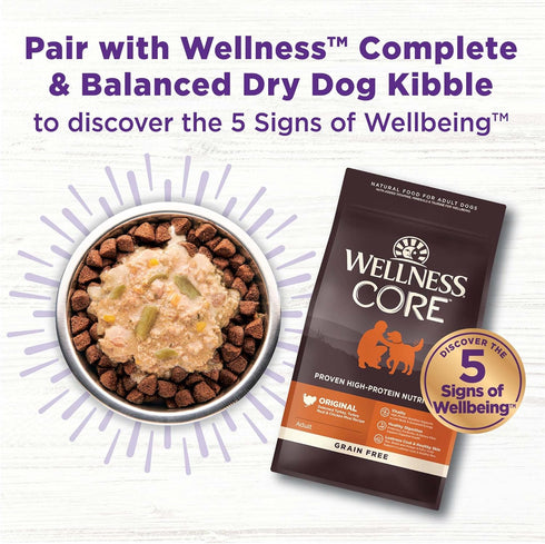 Wellness Bowl Boosters Hearty Toppers, Turkey & Sweet Potatoes Recipe in Savory Bone Broth, 5.5 Ounce Pouch (Pack of 12)