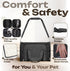 15 lbs, Airline Approved Medium Pet Carrier for Cats & Dogs Foldable Dog Bag with Soft Mat, Breathable Mesh Windows