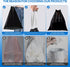 Haenaeg Commode 1.6 Commode 40 Liners, Portable Toilet Replacement Bags, Tear-Resistant with Handles, Double-layer mil