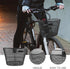 IMIKEYA Metal Wire Bike Basket Front Cargo Large Capacity Metal Storage Basket for Vegetable and Daily Use Outdoor