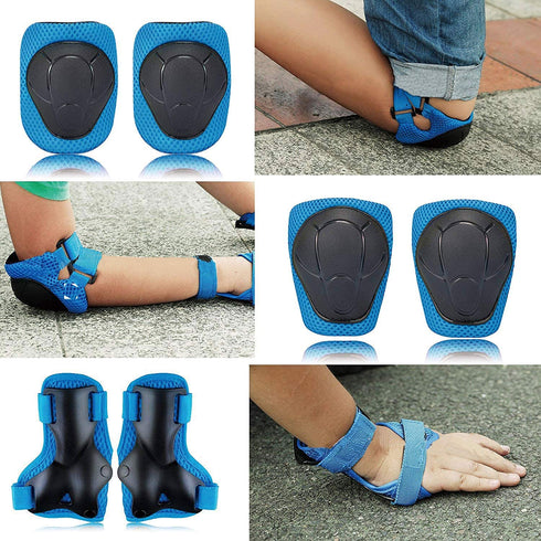 Knee Pads and Elbow Pads Set for Kids, Toddler Protective Gear with Wrist Guards for Skating Cycling
