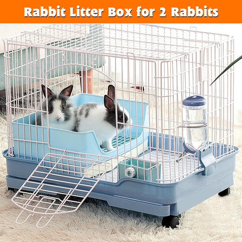 Chinchilla, BWOGUE Large Rabbit Litter Box Toilet,Potty Trainer Corner Bedding with Drawer Larger Pet Pan for Adult