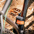 Granite XE Bike Bottle Cage Mount Strap for Tools and Inner Tubes (Orange)