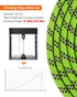 Long Rope Leash for Dog Training 16FT 30FT 50FT 100FT, Reflective Threads Check Cord Recall Training Agility Dog Lead for Large Medium Small Dogs, Dog Tie-out cable for Playing, Camping, or Backyard