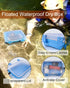 Waterproof Dry Box, Watertight Storage Box for Kayak & Boat, Floating Carrying Dry Tackle Box with Rope