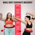 FIT ON FORM Infinity Weighted Hula Fit Hoop for Adult Weight Loss, 2 in 1 Smart Exercise Hoop for Women, 24/28/32