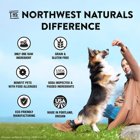 Northwest Naturals Raw Rewards Freeze-Dried Minnow Treats for Dogs and Cats, 1 Oz (Pack of 3)