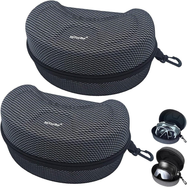 Hiturbo EVA Hard Case for Ski Goggles, Snowboard Goggles Box, Diving Mask Protection for Snow & Water Sport
