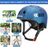 KAMUGO Kids Bike Helmet Set | Toddler Helmet for Ages 2-8 with Protective Gear Set for Skateboard, Cycling, Scooter