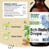 Itch Skin Relief for Dogs - Nutritional Drops for Dry Itchy Skin with Soothing Gotu Kola, 4 oz