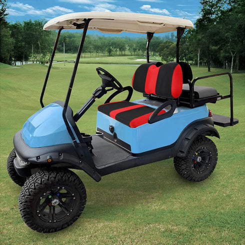 Golf Cart Front Seat Cover for Club Car Precedent 2004-Up, Durable Polyester Fabric, Breathable & Washable