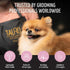 Tauro Pro Line Deshedding Slicker Brush for Dogs & Cats, Soft Pins for Gentle Dematting & Detangling, Grooming Tool