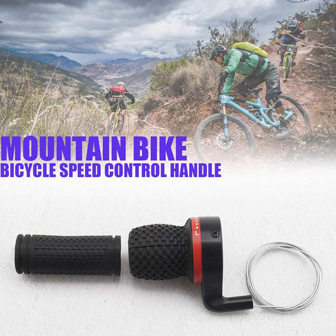 SING F LTD Bicycle Twist Shifter Repair Kit, 3x6 (18) Speed with Grips Cables for MTB Road Bike Cycle Universal