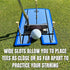 Golf Putting Alignment Mirror - Gates - Tees & Bag Training Combo Pack for Men - Indoor & Outdoor Golf Gifts