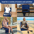 Maeytau Stadium Seats for Bleachers with Back Support, Portable Bleacher Seats with Thick Padded Cushion and Shoulder
