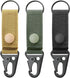 FRTKK Tactical Molle Key Ring Gear Key Keeper, Nylon Belt Keychain Molle Webbing Clip Buckle for Bags