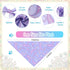 100 Sanwuta Pcs Paisley Dog Bandana Bulk Pet Triangle Scarf Bibs Bandanas for Dogs Washable Puppy Kerchief Adjustable