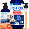 Omega 3 Fish Oil for Dogs - Better Than Salmon Oil, Liquid Fish Oil for Pets, Skin and Coat Food Supplement