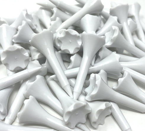 NorthPointe Plastic Golf Tees 1 ½” - Short Tees for Irons, Par Threes, Hybrids, Driving Range - Pack of 50 or 100