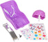 The Original Doll Bicycle Seat & Helmet Pack (Purple) - Accessory for 18"-22" Dolls & Stuffed Animals, Kids Gift