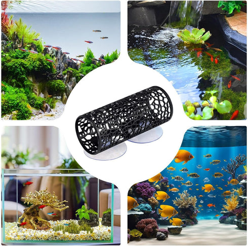 Generic Hammock 10x4.2cm Betta Fish Tunnel - Shrimp Cave Decoration | Aquarium Hiding Place | Suction Cups, Safe Hollow