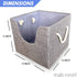 Tug's Stuff Perfect Size Dog Toy Box - Pet Storage Basket for Leash, Blankets, Treats, Clothes, Accessories