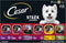 CESAR Adult Wet Dog Food Classic Loaf in Sauce, Steak Lovers Variety Pack, 36 Easy Peel Trays, 3.5 oz Each
