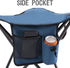 PORTAL Extra Large Quick-Folding Tripod Stool with Backrest - Ideal for Fishing and Camping