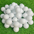 KOFULL Golf Practice Ball - Hollow Plastic Ball for Indoor Training, Pack of 50pcs (White & Multicolor)