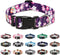 Adjustable Dog Collar - Special Design Patterns, Soft Nylon Comfortable Durable for Small Medium Large Dogs, S, Floral