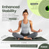 Robust Yoga Mat - 1/4" Thick Non-Slip with Position Lines, Includes Strap & Storage Bag, Eco-Friendly TPE