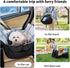 Dog Car Seat for Small Dogs: Puppy Car Seats Bed Waterproof with Safety Leash - Pet Carseat Doggy Carrier with Storage