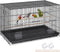 VEVOR 30 Inch Flight Bird Cage, Stackable with Slide-Out Tray, Small Parrots Birdcage for Cockatiels and Budgies