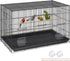 VEVOR 30 Inch Flight Bird Cage, Stackable with Slide-Out Tray, Small Parrots Birdcage for Cockatiels and Budgies