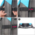 Wisdompro 2 Pack Heavy Duty Adjustable Backpack Chest Straps with 12 Pieces Zipper Pulls - Black