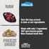 Mini Lamb Freeze Dried Dog Treats, 1 Ingredient, 2.4oz: PureBites Made in USA