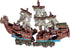 (2 5 UNEAK - Shipwreck Aquarium Decorations Pirate Ship Ornament w/Sail Pieces) Gallons and Larger Fish Tank, Sunken
