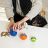 Packs (6 Pack)) KONG Grinz by Rogz Variety - Durable Bouncy Balls with Grinz Teeth - Smiley Face Dog Toy (Medium