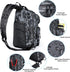 PLUSINNO Fishing Backpack Tackle Bag, Water-Resistant with Rod Holder, Ideal Fishing Gifts