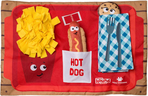 Outward Hound by Nina Ottosson Activity Matz Fast Food Fun Plush Dog