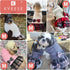 KYEESE Dog Sweater Knitwear for Small Dogs, Thick Turtleneck Dress with Bowtie, Warm Pullover Pet Sweater for Cold
