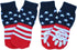 Posch Anti-Slip Knit Socks for Pets - Traction Soles for Indoor Wear, Slip On Paw Protectors for Small Dogs, M