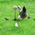 MinrzPet Chicken Treat Dispenser, Chicken Enrichment Toys with Spring and Ground Stake, Feeder for Coop, Coop