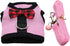 Rypet Soft Mesh Ferret Harness and Leash with Safe Bell, No Pull Comfort Padded Vest for Guinea Pig, Hamster, Rats and