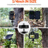 ALTIN 4 Pack 1/4" 20 Screw360 Trail Camera Tree Mount, Tracking Bracket, Tree x Rotatable Interface Trailcam Holder