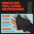 Mava Sports Weight Lifting Gloves with Wrist Support, Work Out Gloves, Gym Gloves - Great for Cross Training, Pull Ups