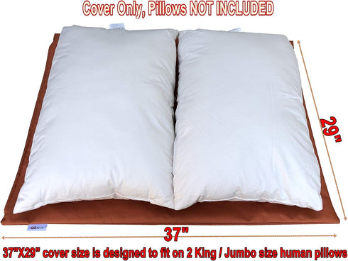 Do It Yourself DIY Pet Bed Pillow Duvet Waterproof Cover for Dog or Cat in Medium 37"X29" - Cover only