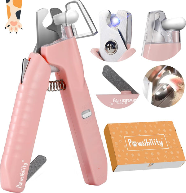 Pawsibility - Reinvented Pet Nail Clippers for Your Pal - USB Rechargeable
