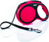 FLEXI New Comfort Retractable Dog Leash, Tape, for Dogs Up to 132lbs, 26 ft, Large, Red/Pastel